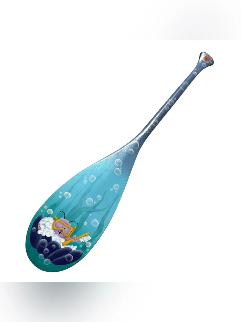 Handpainted Paddle Whimsical Fish Cute Bug Bath Decor Beach Nautical